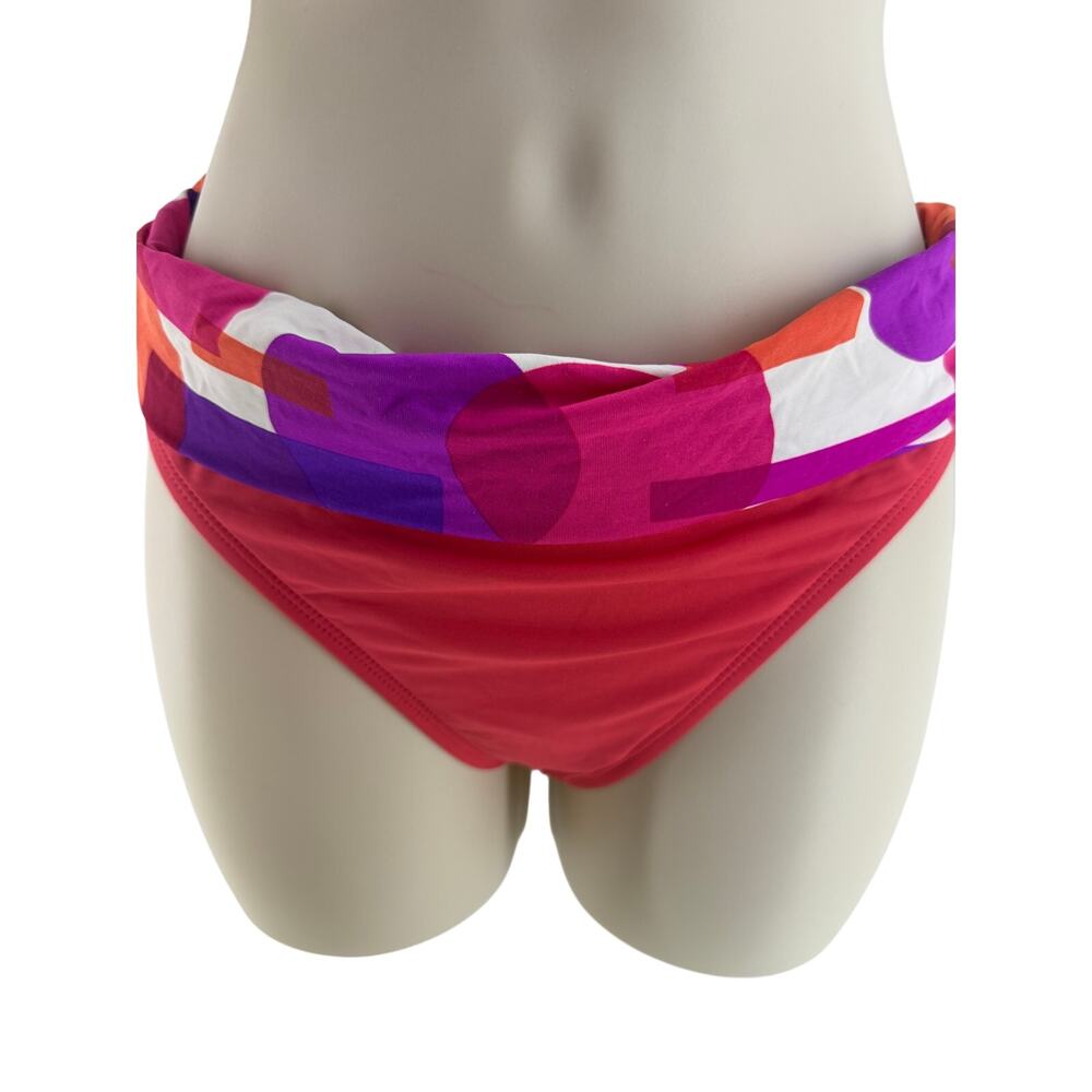 La Blanca Sun Catcher Shirred Band Hipster Bottom Colorful Womens 8